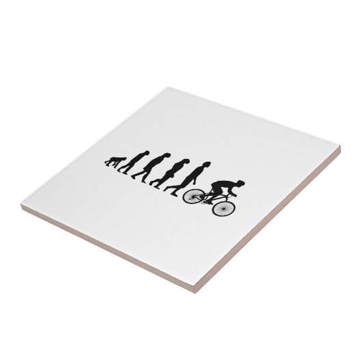 Carreau Modèle d'évolution humaine du cyclisme moderne (Côté)