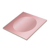 Carreau Modèle d'image personnalisable Rose Gold (Côté)