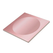 Carreau Modèle d'image rose Gold modifiable personnalisé (Côté)