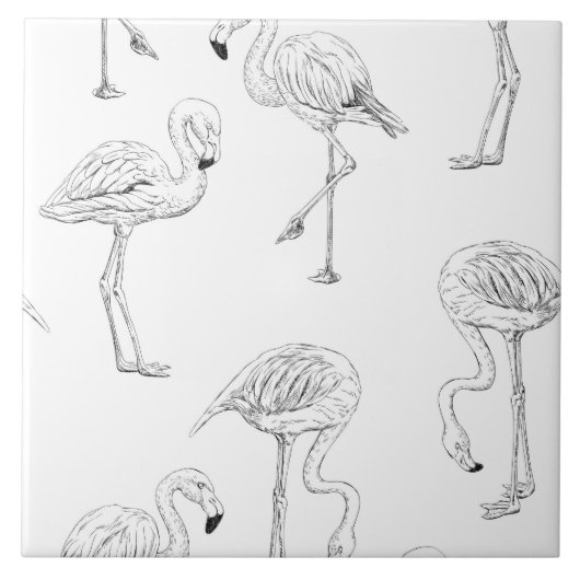 Carreau Modèle flamant (Devant)