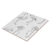 Carreau Modèle flamant (Côté)