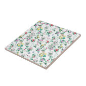 Carreau Modèle floral clair (Côté)