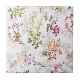 Carreau Modèle floral doux