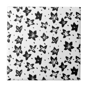 Carreau Modèle floral reconstruit - Goth chromatique