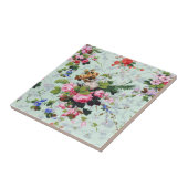 Carreau Modèle floral Vintage (Côté)