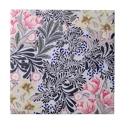 Carreau Modèle floral, William Morris (Devant)
