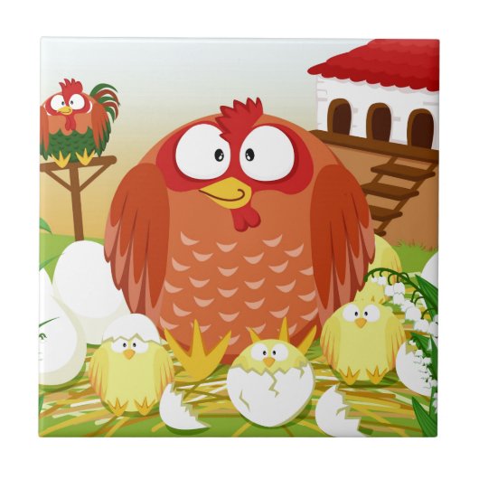 Carreau Modèle mignon de cercle (Devant)