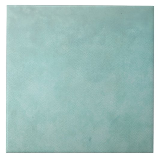 Carreau Modèle personnalisé par aquarelle verte bleu-clair (Devant)