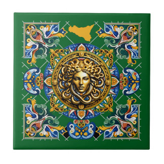 Carreau Modèle sicilien de Sicile