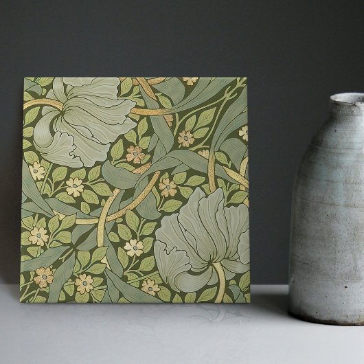 Carreau Modèle vintage William Morris Pimpernel