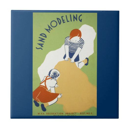 Carreau Modélisation du sable (Devant)