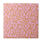 Carreau Modern Botanical Decorative Tile | Ceramic Tile (Devant)