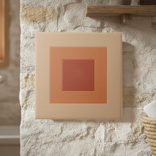 Carreau Modern Geometric Abstract Pat#6 Warm Colors ID1192