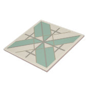 Carreau Modern Geometric Pat#8 Sea Green ID1192 (Côté)