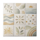 Carreau Modern Handcrafted Ceramic Tile – Artisanat Modern (Devant)
