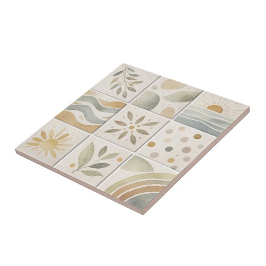Carreau Modern Handcrafted Ceramic Tile – Artisanat Modern (Côté)