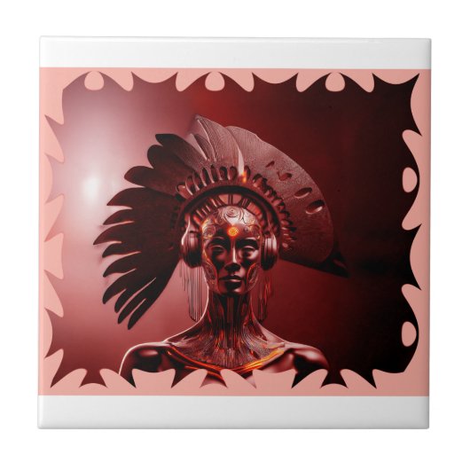 Carreau Modern Indian Princess (Devant)