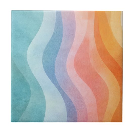 Carreau Modern Neutral Wave • Minimalist Deco • Trendy (Devant)