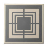Carreau Moderne Abstrait Géométrique Pat#2 Gris ID1192 (Devant)