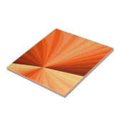 Carreau Moderne Abstrait Orange Rouge Vanille Graphique Fr (Côté)
