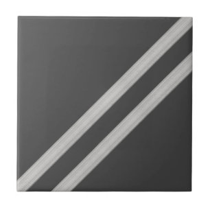 Carreau Moderne Anthracite Géométrique Diagonale