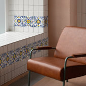 Carreau Moderne Azulejo Bleu Jaune Portugais Lisbonne