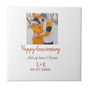 Carreau Moderne boho joyeux anniversaire ajouter nom date