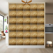 Carreau Moderne Chic Luxe Or Parties scintillant Noir Étin