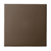 Carreau Moderne Cosy Couleur Solide Antique Brown (Devant)