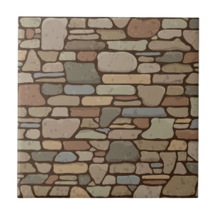 Carreau Moderne élégant style nature motif en pierre Uniqu