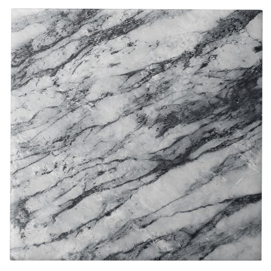 Carreau Moderne et élégant Marbre Classique Simple Gris Ch (Devant)