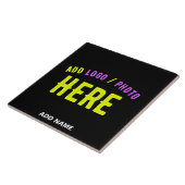 CARREAU MODERNE ET MODERNE PERSONNALISABLE NOIR VÉRIFIÉ (Côté)