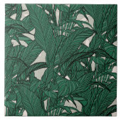 Carreau Moderne feuillage vert plante Design botanique (Devant)