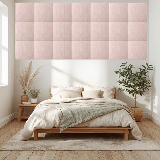 Carreau Moderne minimaliste rose pâle géométrique