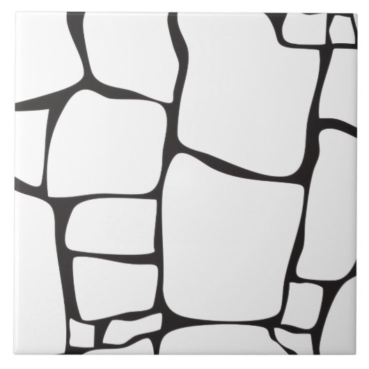 Carreau Moderne mosaïque de pierre abstraite décorative (Devant)