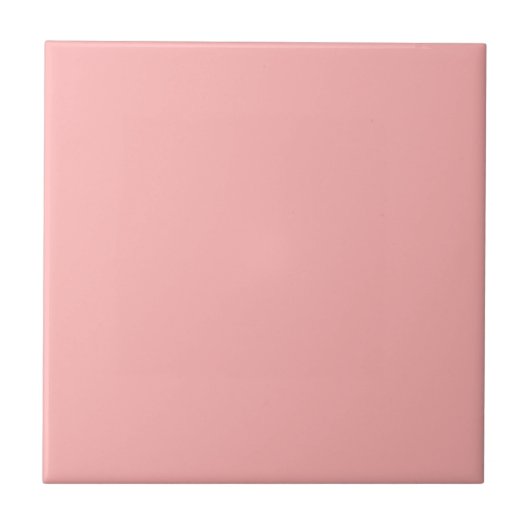 Carreau Moderne Pastel couleur solide rose doux (Devant)
