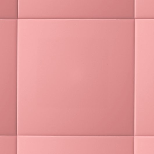 Carreau Moderne Pastel Flamant rose couleur solide rose