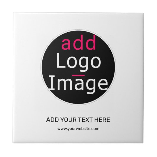 Carreau Moderne Professionnel Personnalisable Entreprise B (Devant)