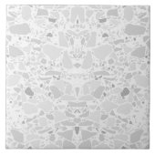 Carreau Moderne Simple Terrazzo Carrelage blanc (Devant)