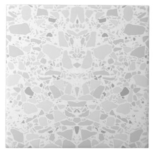 Carreau Moderne Simple Terrazzo Carrelage blanc