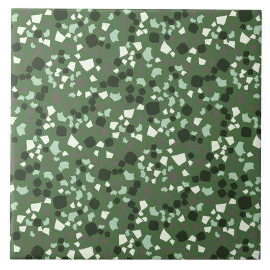 Carreau Moderne Simple Terrazzo Carrelage vert (Devant)