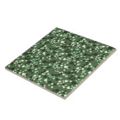 Carreau Moderne Simple Terrazzo Carrelage vert (Côté)