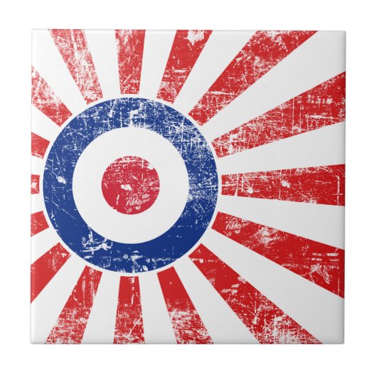 Carreau Modes cibles MOD Sunburst cible Roundel (Devant)