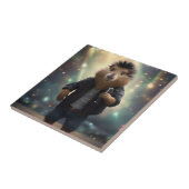 Carreau "Mohawk Capybara : Rockin' the River !" (Côté)