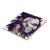 Carreau Mohawk de Natif américain (Côté)