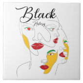 Carreau Mois de l'histoire noire BHM (Devant)