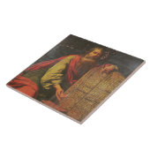 Carreau Moïse et les comprimés de la loi (Côté)