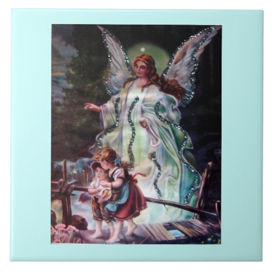 CARREAU MON ANGE DE GARDIAN (Devant)