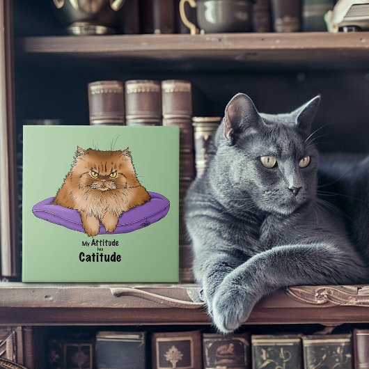 Carreau Mon Attitude a une Catitude