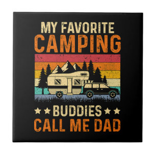 Carreau Mon Camping Préféré - Les Potes M'appellent Papa